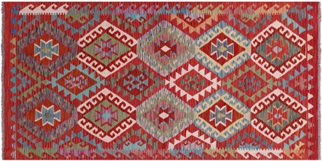 Wool On Wool Kilim Flat Weave Runner Reversible Rug - Manhattan Rugs