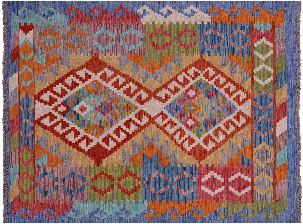 Flat Weave Kilim Reversible Wool On Wool Rug - Manhattan Rugs