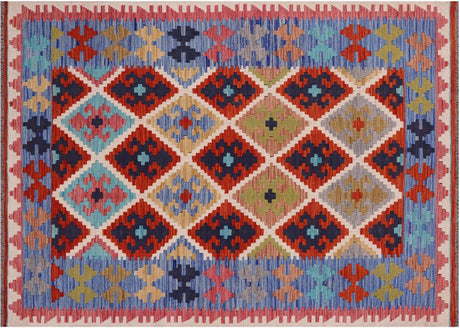 Kilim Flat Weave Reversible Wool On Wool Rug - Manhattan Rugs