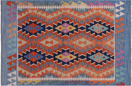 Wool On Wool Flat Weave Kilim Reversible Rug - Manhattan Rugs