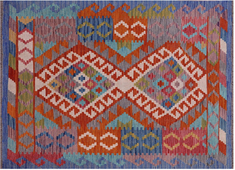 Wool On Wool Flat Weave Kilim Reversible Rug - Manhattan Rugs