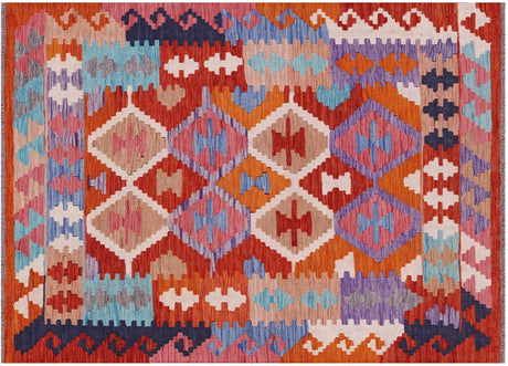 Reversible Flat Weave Kilim Wool On Wool Rug - Manhattan Rugs