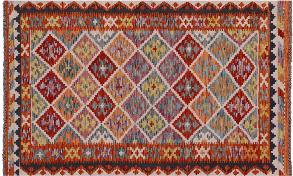 Kilim Flat Weave Reversible Wool On Wool Rug - Manhattan Rugs