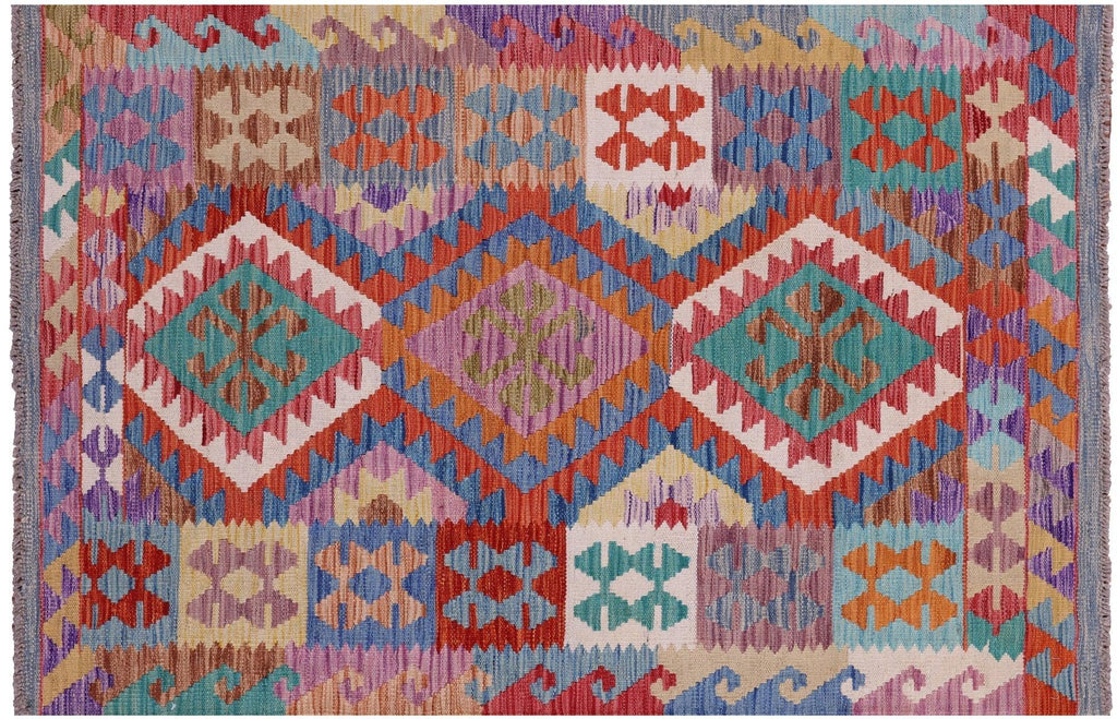 Kilim Flat Weave Reversible Wool On Wool Rug - Manhattan Rugs