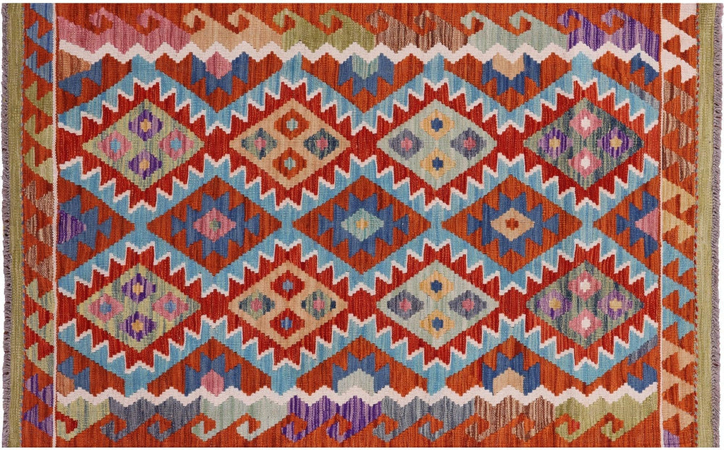 Wool On Wool Reversible Kilim Flat Weave Rug - Manhattan Rugs