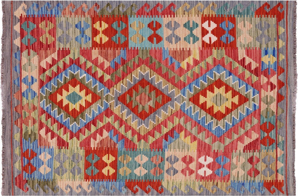Wool On Wool Kilim Flat Weave Reversible Rug - Manhattan Rugs