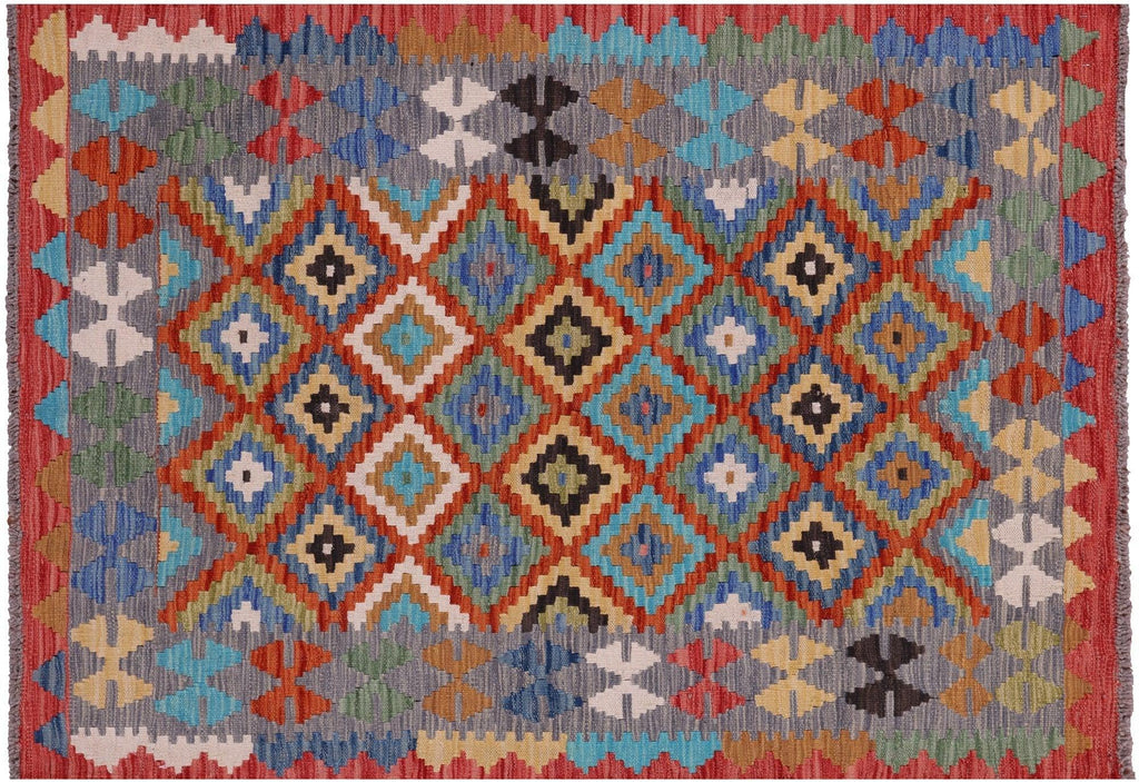 Wool On Wool Kilim Flat Weave Reversible Rug - Manhattan Rugs