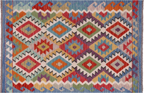 Wool On Wool Flat Weave Kilim Reversible Rug - Manhattan Rugs