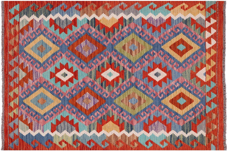 Flat Weave Kilim Reversible Wool On Wool Rug - Manhattan Rugs