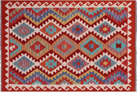 Reversible Kilim Flat Weave Wool On Wool Rug - Manhattan Rugs