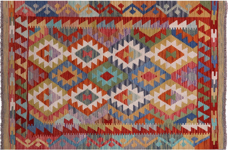 Wool On Wool Reversible Kilim Flat Weave Rug - Manhattan Rugs