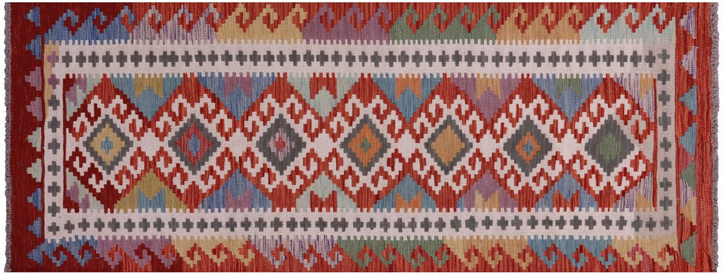 Runner Reversible Flat Weave Kilim Wool On Wool Rug - Manhattan Rugs