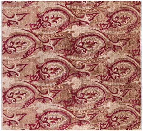 Square William Morris Hand Knotted Rug - Manhattan Rugs