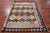 Square Kilim Flat Weave Wool On Wool Reversible Rug - Manhattan Rugs