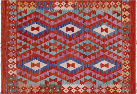 Kilim Flat Weave Reversible Wool On Wool Rug - Manhattan Rugs