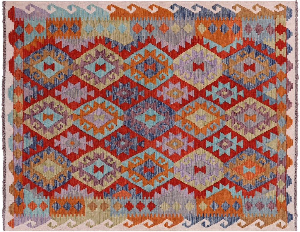 Kilim Flat Weave Reversible Wool On Wool Rug - Manhattan Rugs