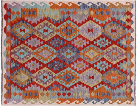 Kilim Flat Weave Reversible Wool On Wool Rug - Manhattan Rugs