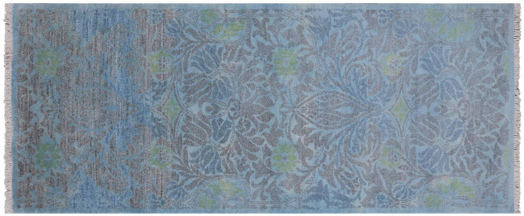 Runner Overdyed Full Pile Hand Knotted Wool Rug - Manhattan Rugs