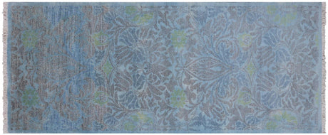 Runner Overdyed Full Pile Hand Knotted Wool Rug - Manhattan Rugs