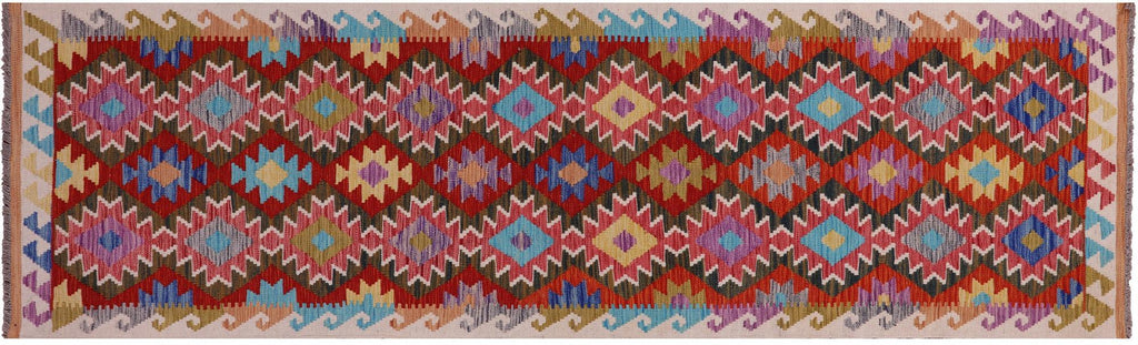 Runner Kilim Flat Weave Wool On Wool Reversible Rug - Manhattan Rugs