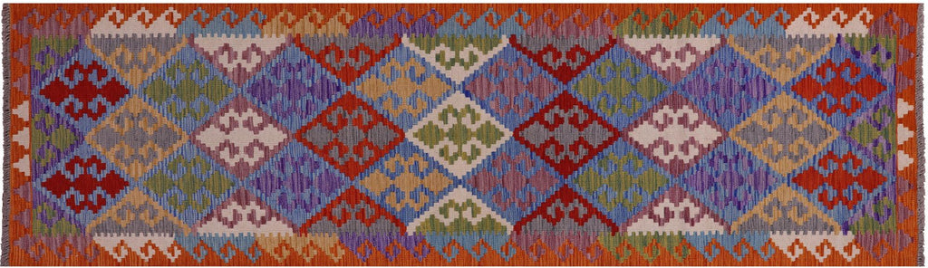 Runner Kilim Flat Weave Wool On Wool Reversible Rug - Manhattan Rugs