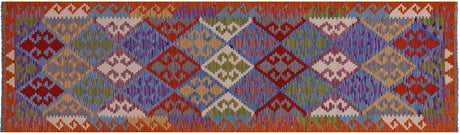Runner Kilim Flat Weave Wool On Wool Reversible Rug - Manhattan Rugs