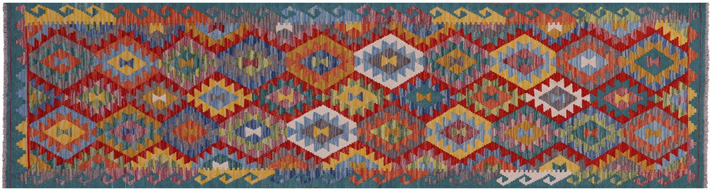 Runner Kilim Flat Weave Wool On Wool Reversible Rug - Manhattan Rugs