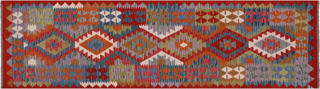 Runner Kilim Flat Weave Wool On Wool Reversible Rug - Manhattan Rugs