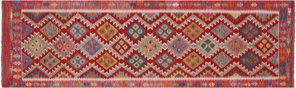 Runner Reversible Kilim Flat Weave Wool On Wool Rug - Manhattan Rugs