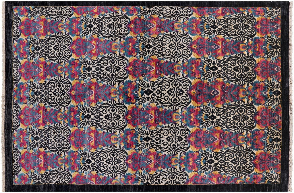 Hand Knotted William Morris Wool Area Rug - Manhattan Rugs