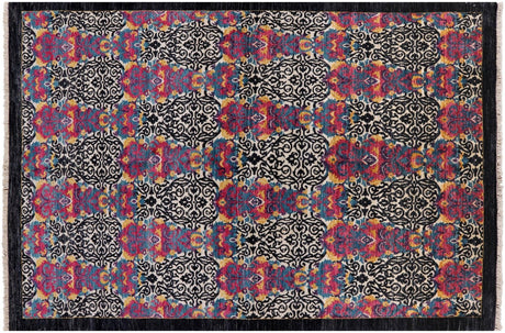 Hand Knotted William Morris Wool Area Rug - Manhattan Rugs
