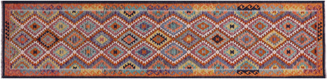 Runner Kilim Flat Weave Reversible Wool On Wool Rug - Manhattan Rugs