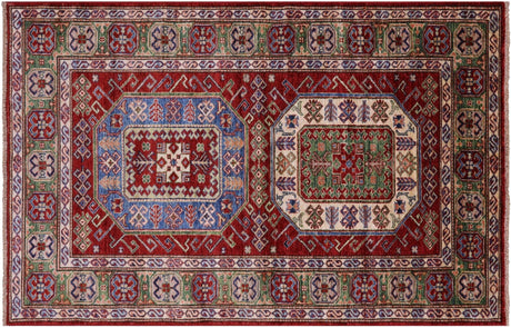 Hand-Knotted Super Kazak Wool Rug - Manhattan Rugs