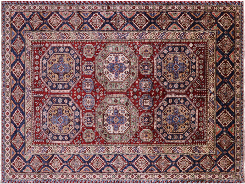 Super Kazak Hand-Knotted Wool Rug - Manhattan Rugs