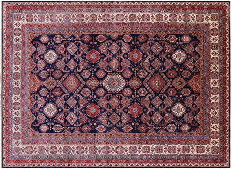 Super Kazak Hand-Knotted Wool Rug - Manhattan Rugs