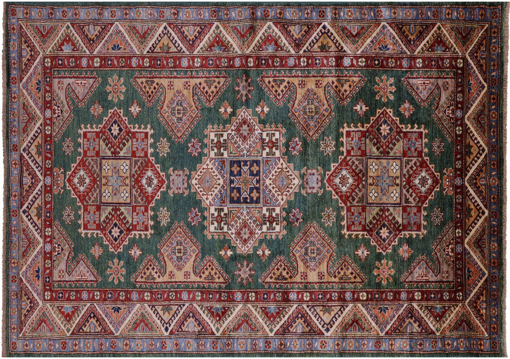 Super Kazak Handmade Wool Rug - Manhattan Rugs