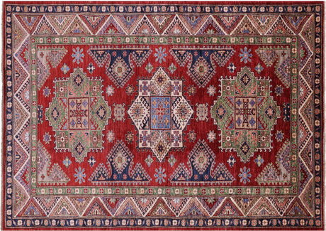 Super Kazak Handmade Wool Rug - Manhattan Rugs
