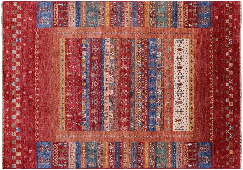 Persian Gabbeh Tribal Hand Knotted Rug - Manhattan Rugs