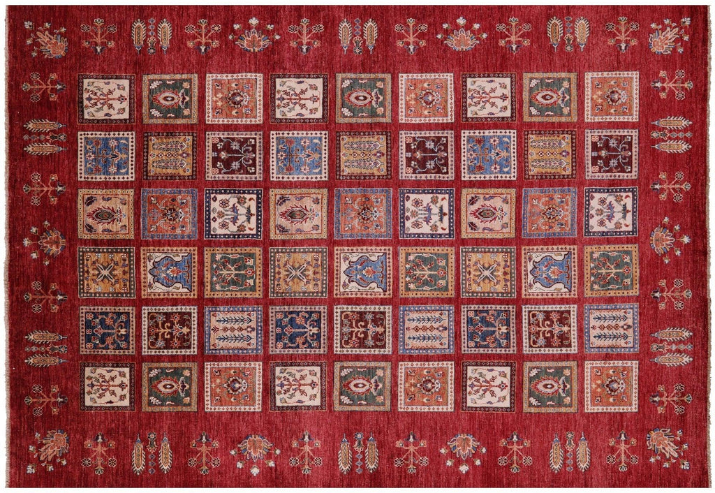 Hand Knotted Persian Garden Design Wool Rug - Manhattan Rugs