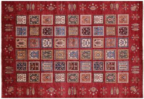 Hand Knotted Persian Garden Design Wool Rug - Manhattan Rugs