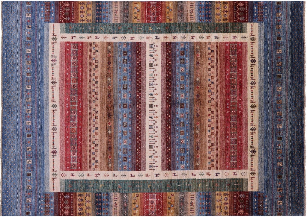 Hand Knotted Tribal Persian Gabbeh Rug - Manhattan Rugs