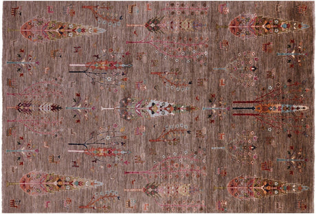 Handmade Tribal Persian Gabbeh Wool Rug - Manhattan Rugs