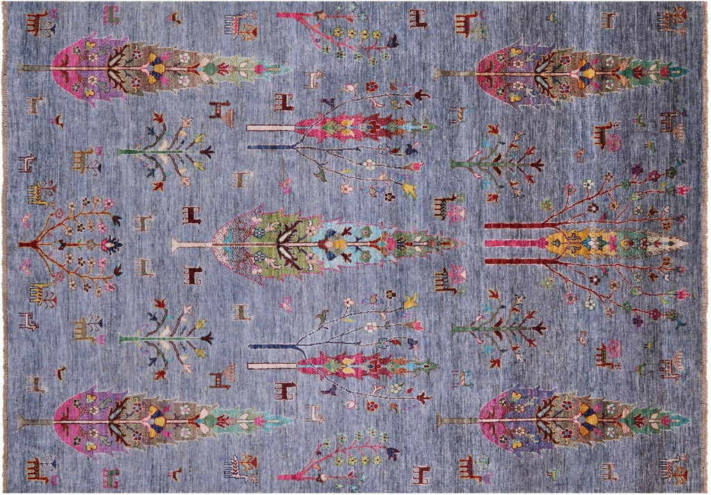 Hand-Knotted Tribal Persian Gabbeh Wool Rug - Manhattan Rugs
