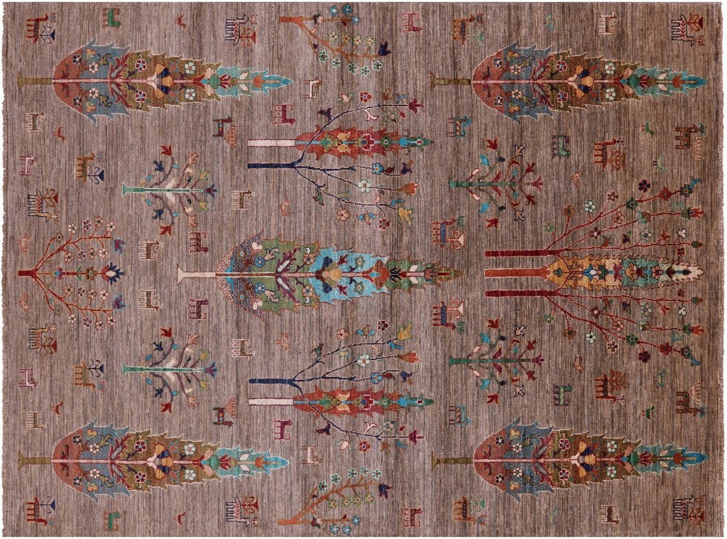 Hand Knotted Tribal Persian Gabbeh Wool Rug - Manhattan Rugs