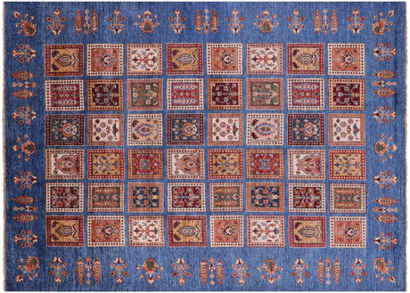 Hand-Knotted Persian Garden Design Wool Rug - Manhattan Rugs