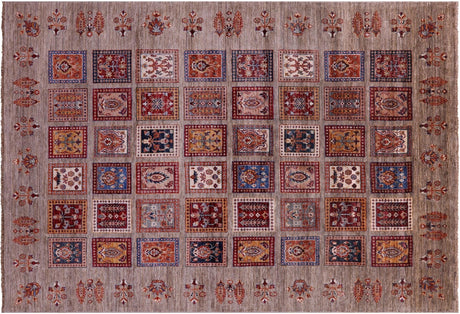 Handmade Garden Design Persian Rug - Manhattan Rugs