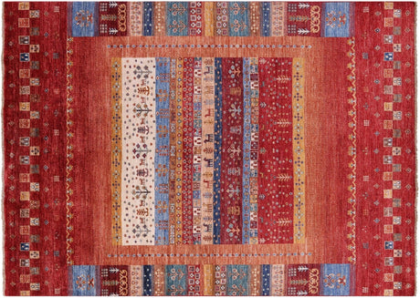 Tribal Persian Gabbeh Handmade Wool Rug - Manhattan Rugs
