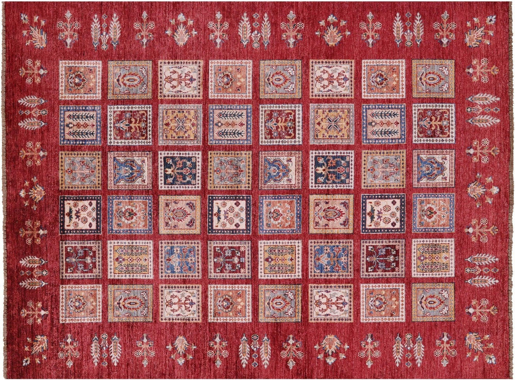 Persian Garden Design Handmade Wool Rug - Manhattan Rugs