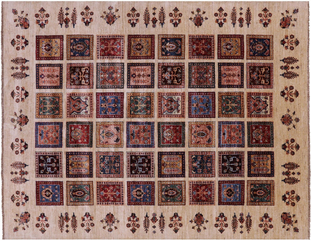 Handmade Persian Garden Design Wool Rug - Manhattan Rugs