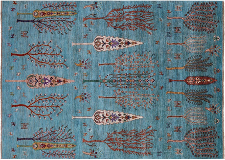 Tribal Persian Gabbeh Handmade Wool Rug - Manhattan Rugs